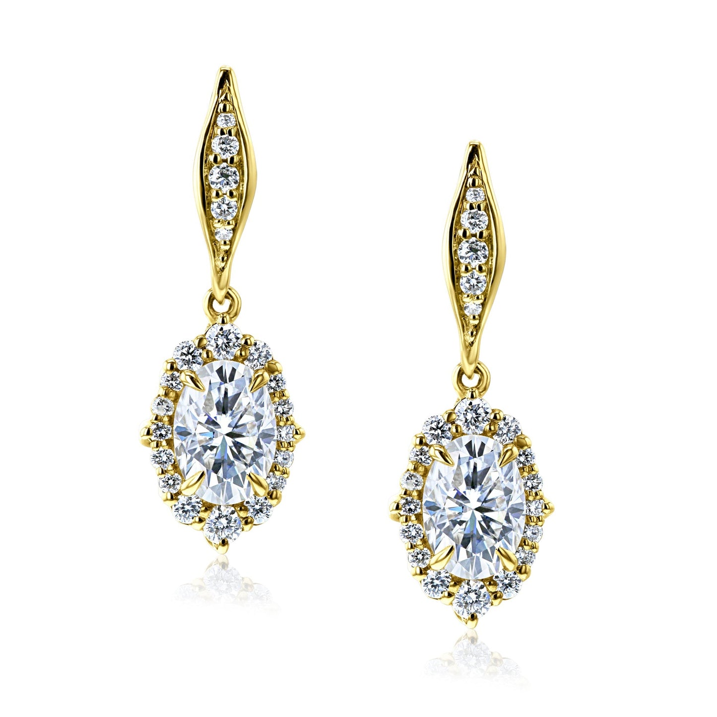 2.2 Carat Moissanite Ophelia Earrings