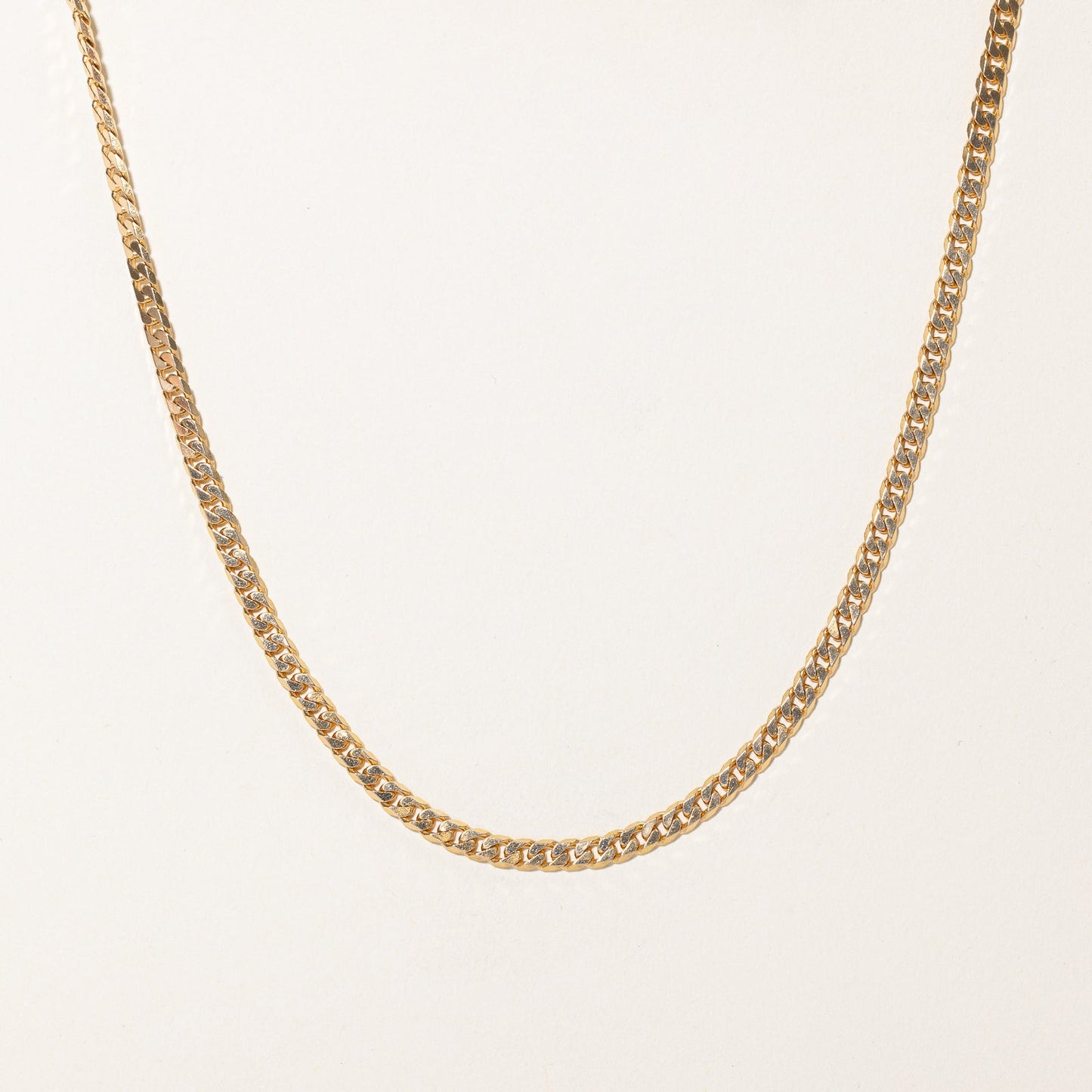 Birks' 14K Yellow Gold Curb Link Chain | 3.89mm | 26