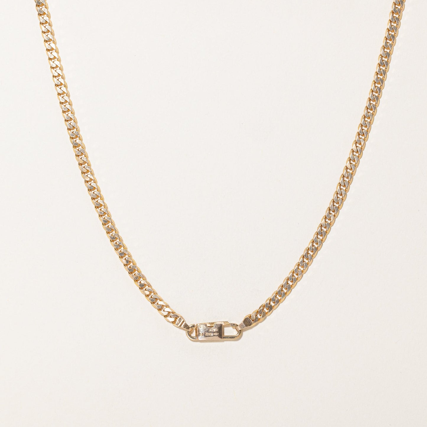 Birks' 14K Yellow Gold Curb Link Chain | 3.89mm | 26