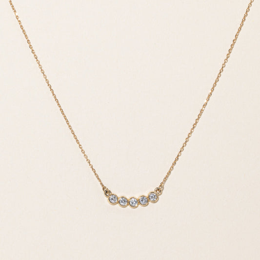 100 Ways' Diamond Scoop Pendant & Necklace | 0.33ctw | 17.5 |